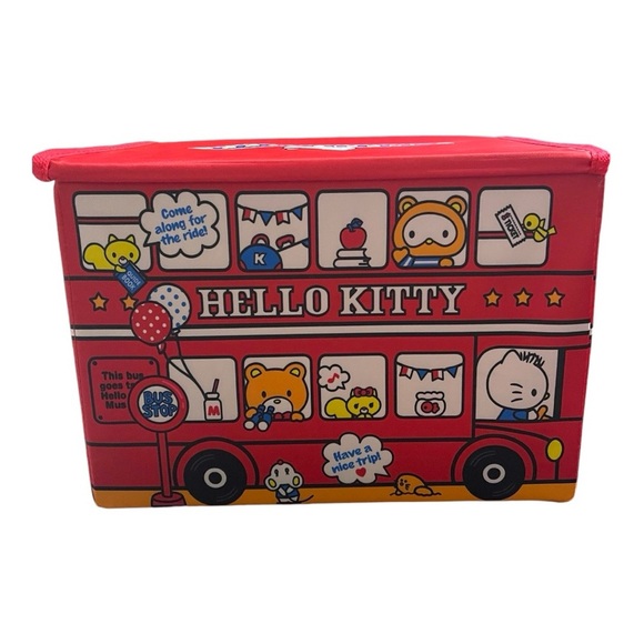 Hello Kitty Storage Box - Red Bus Design - Picture 3 of 6